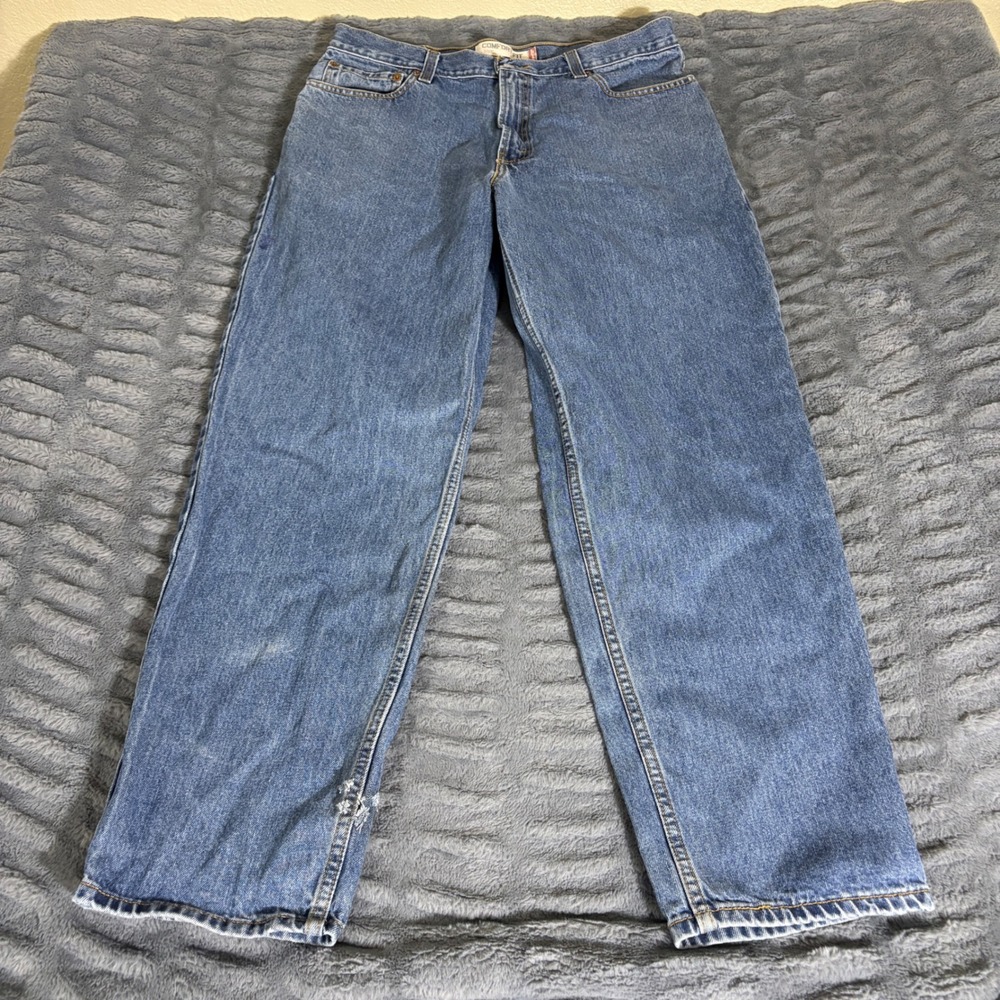 Levis 560 Comfort Fit Jeans Mens 36x32 Blue Medium Wash Loose Tapered Denim